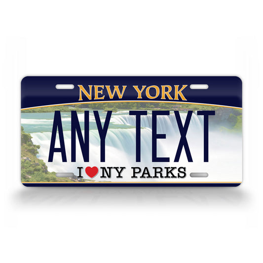New York "I Love NY Parks" Novelty License Plate