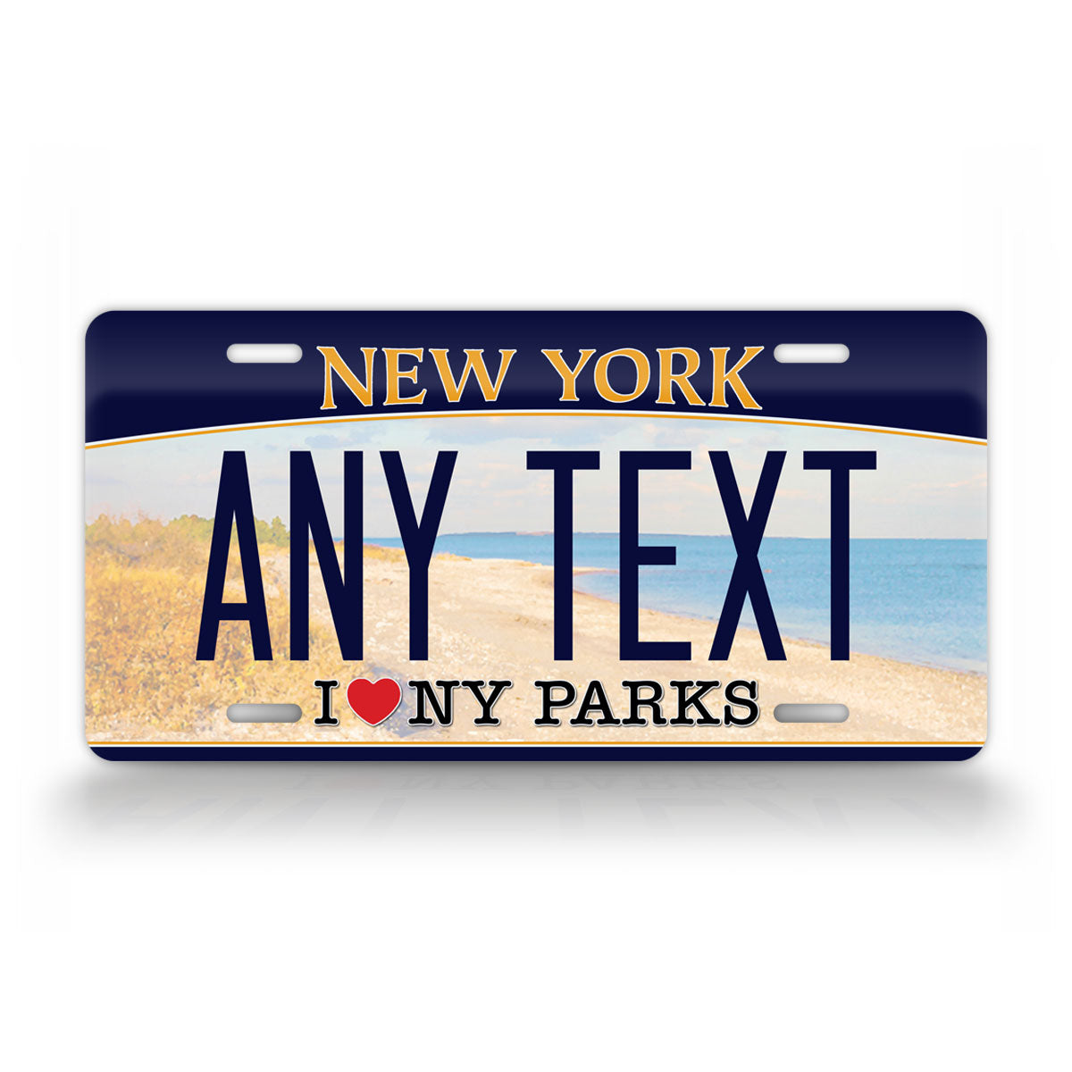New York "I Love NY Parks" Novelty License Plate