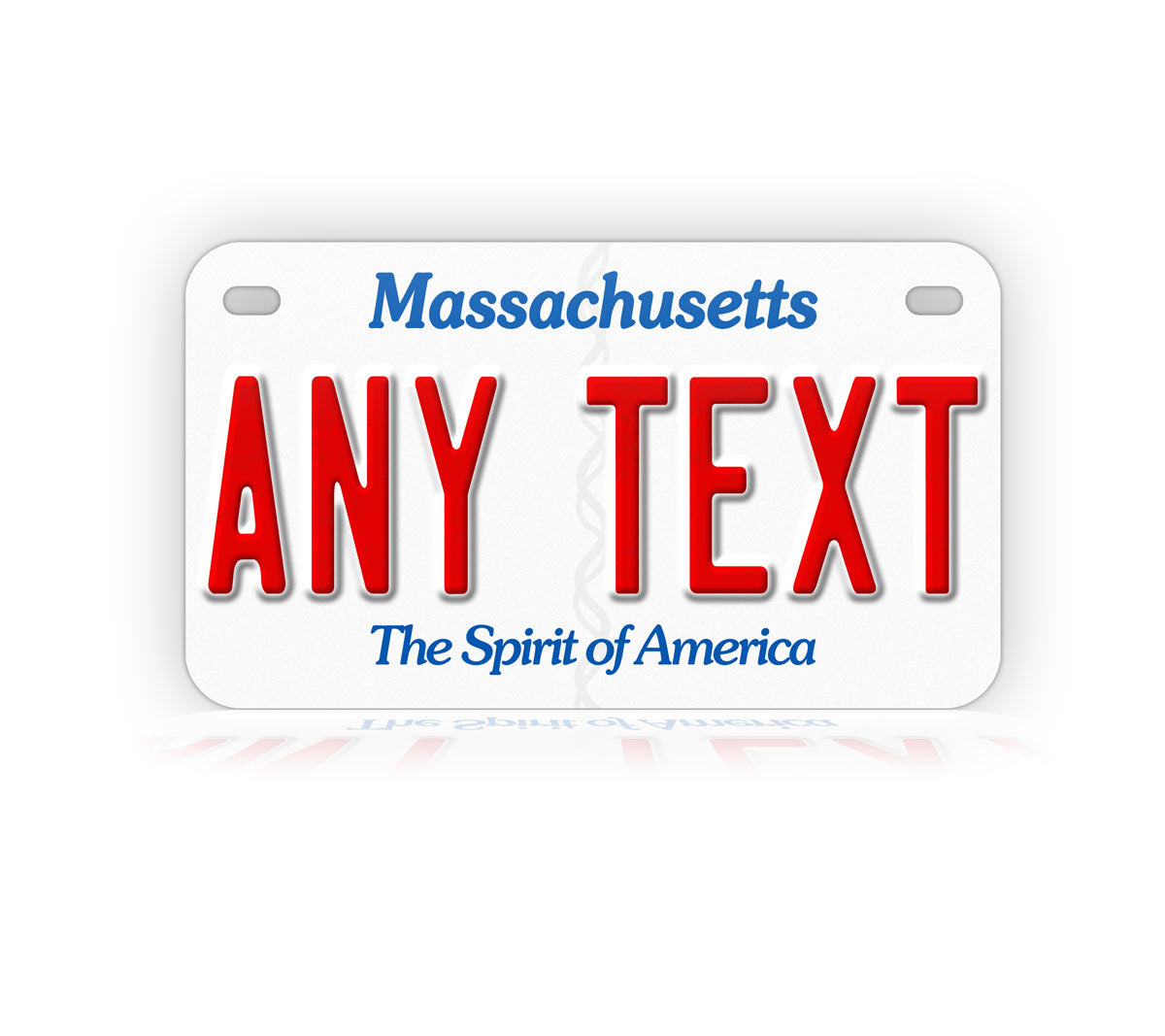 Massachusetts Motorcycle Novelty Plate