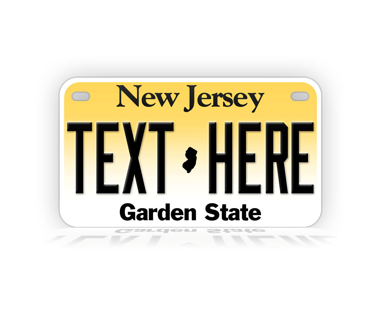 New Jersey Motorcycle Novelty Plate