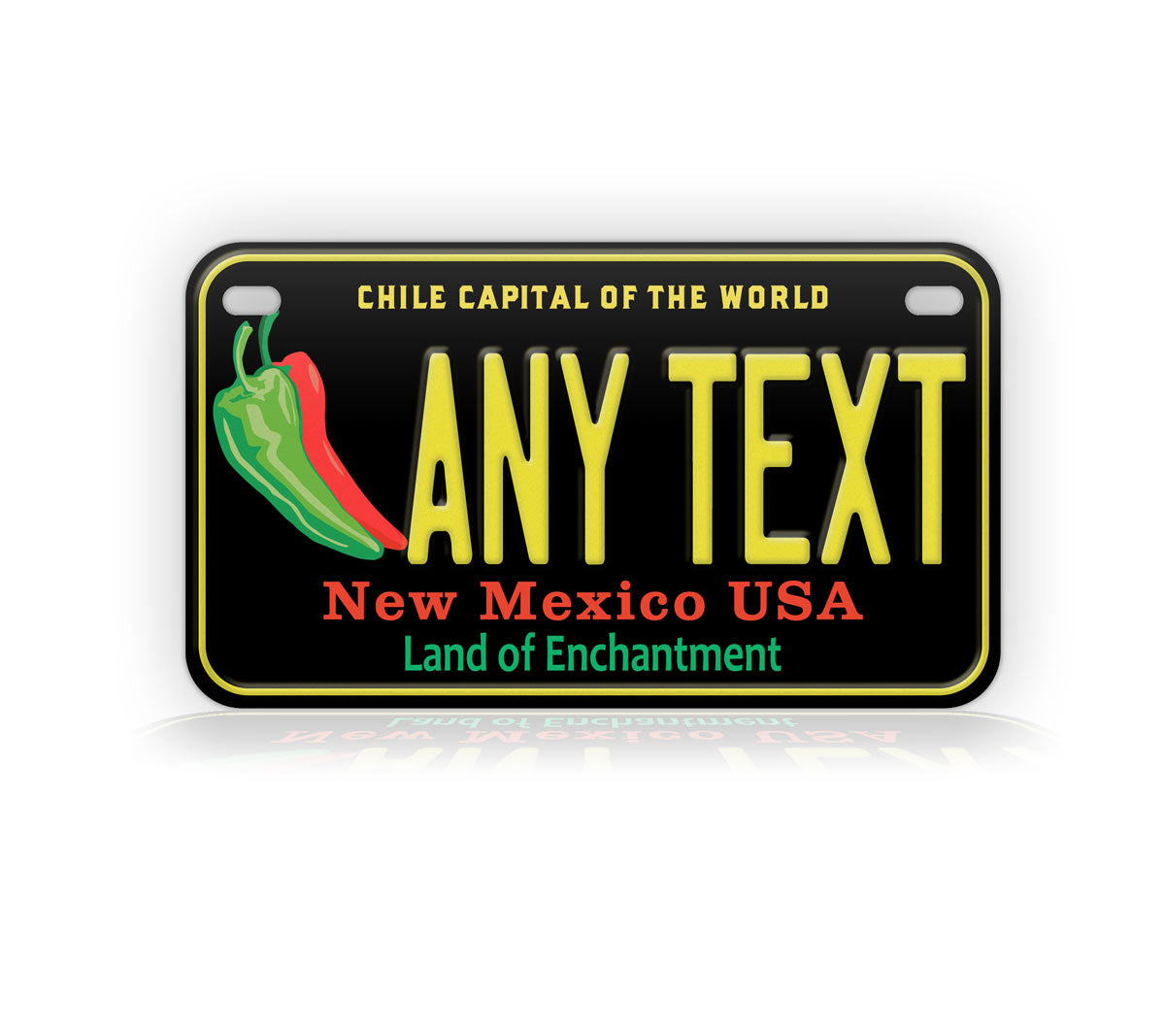 New Mexico Chili Motorcycle Novelty Plate