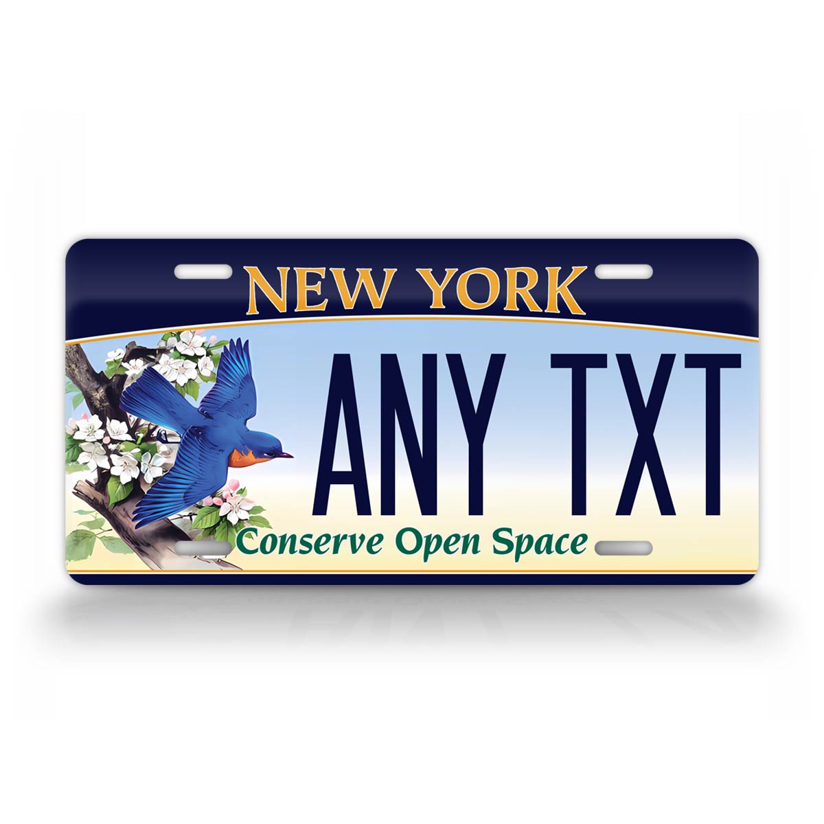 New York "Conserve Open Space" Novelty License Plate
