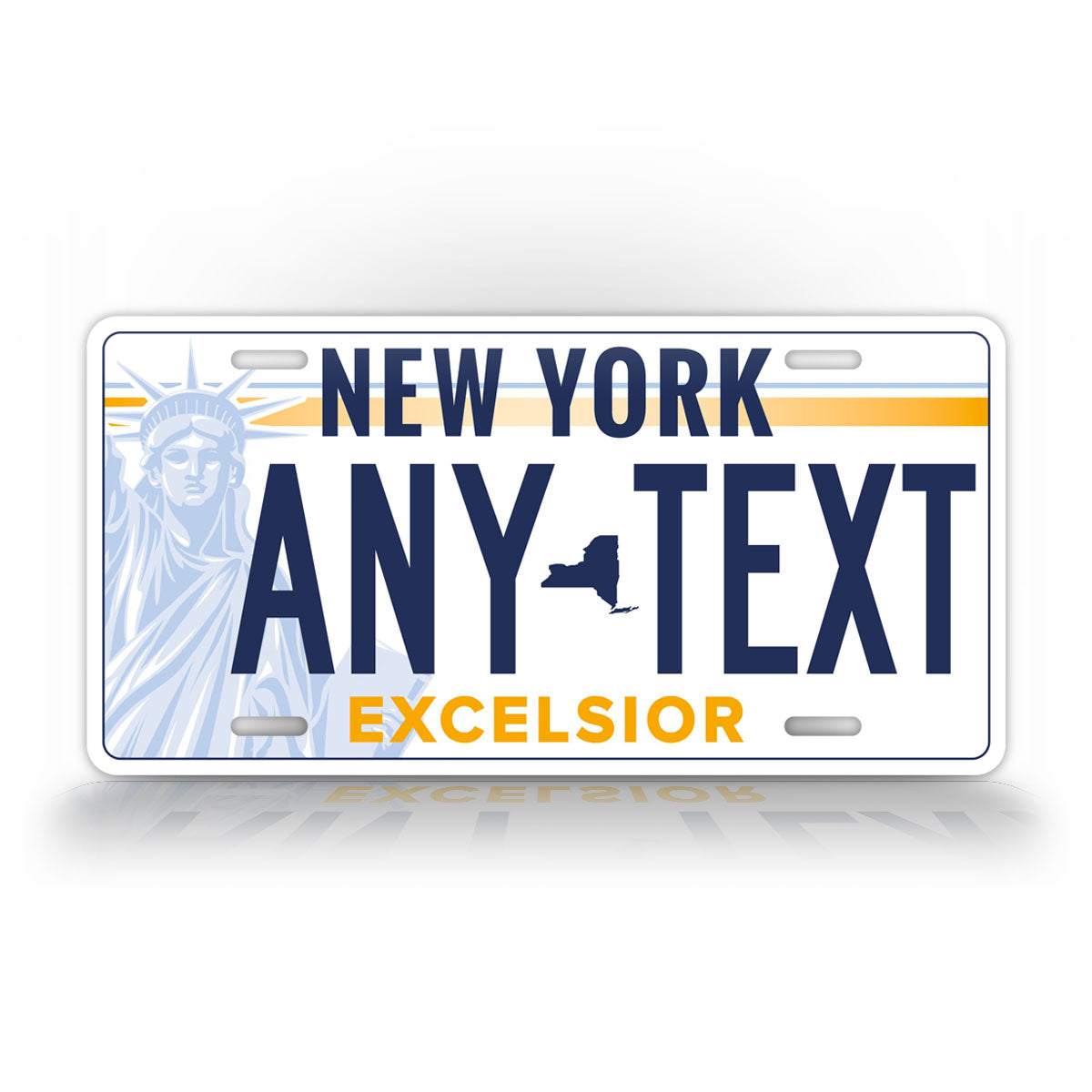 New York "Voting Option Torch" Novelty License Plate