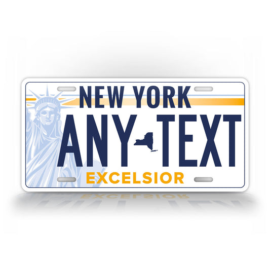 New York "Voting Option Torch" Novelty License Plate
