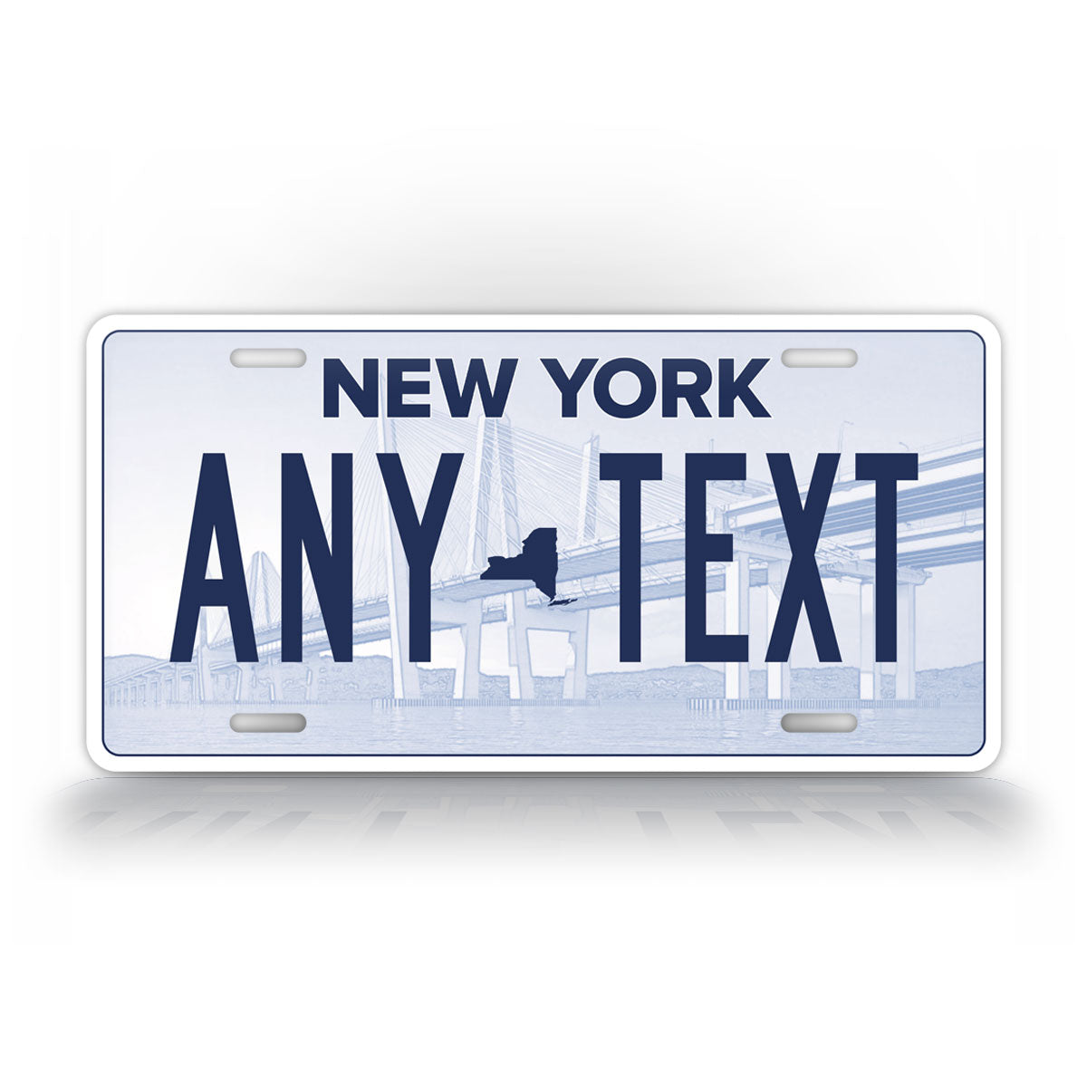New York "Voting Option Torch" Novelty License Plate
