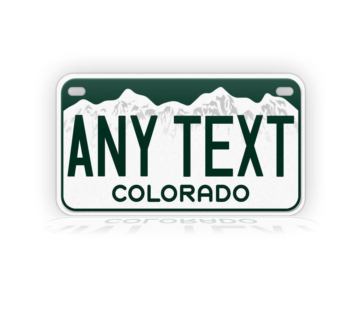 Colorado Motorcycle Novelty Plate