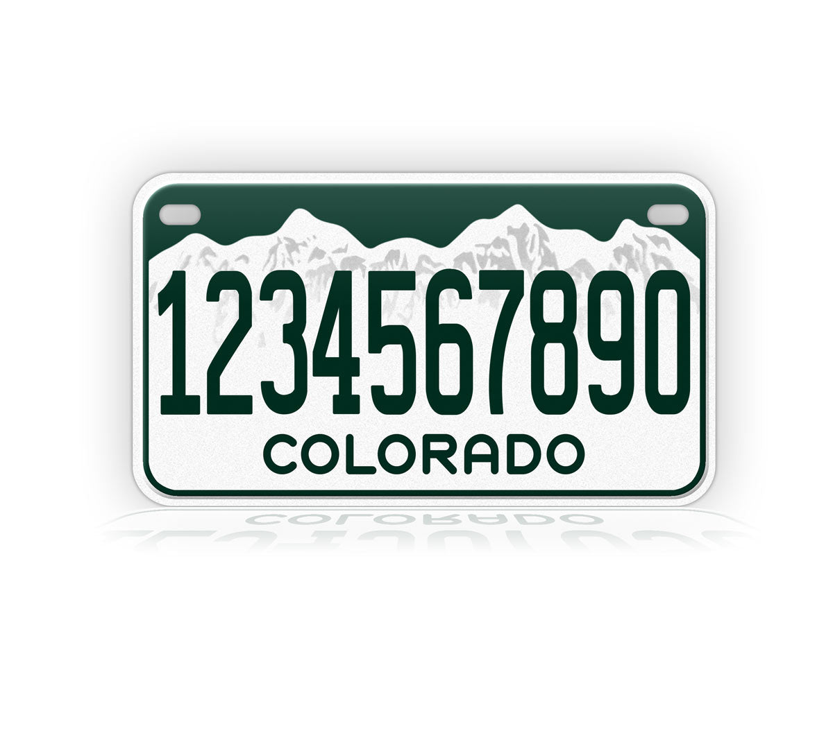 Colorado Motorcycle Novelty Plate
