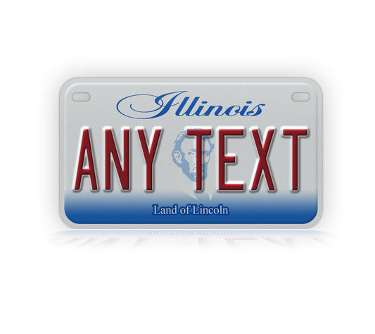 Illinois Motorcycle Novelty Plate
