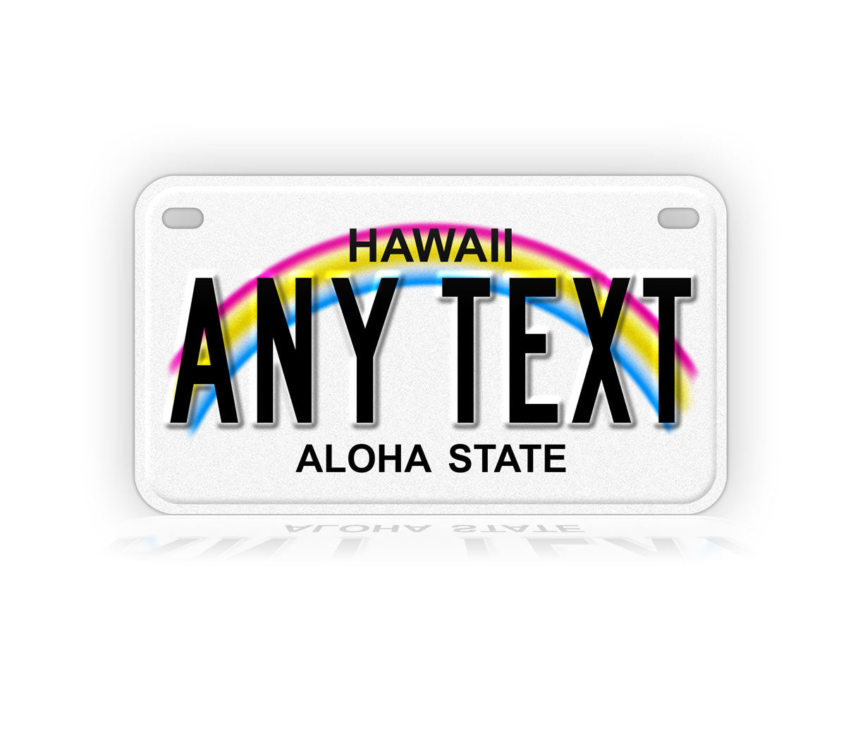 Hawaii Motorcycle Novelty Plate