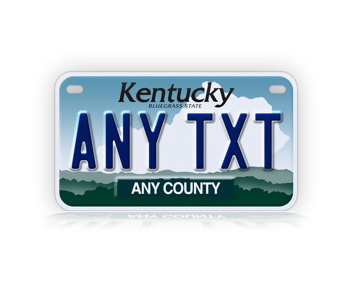 Kentucky Motorcycle Novelty Plate