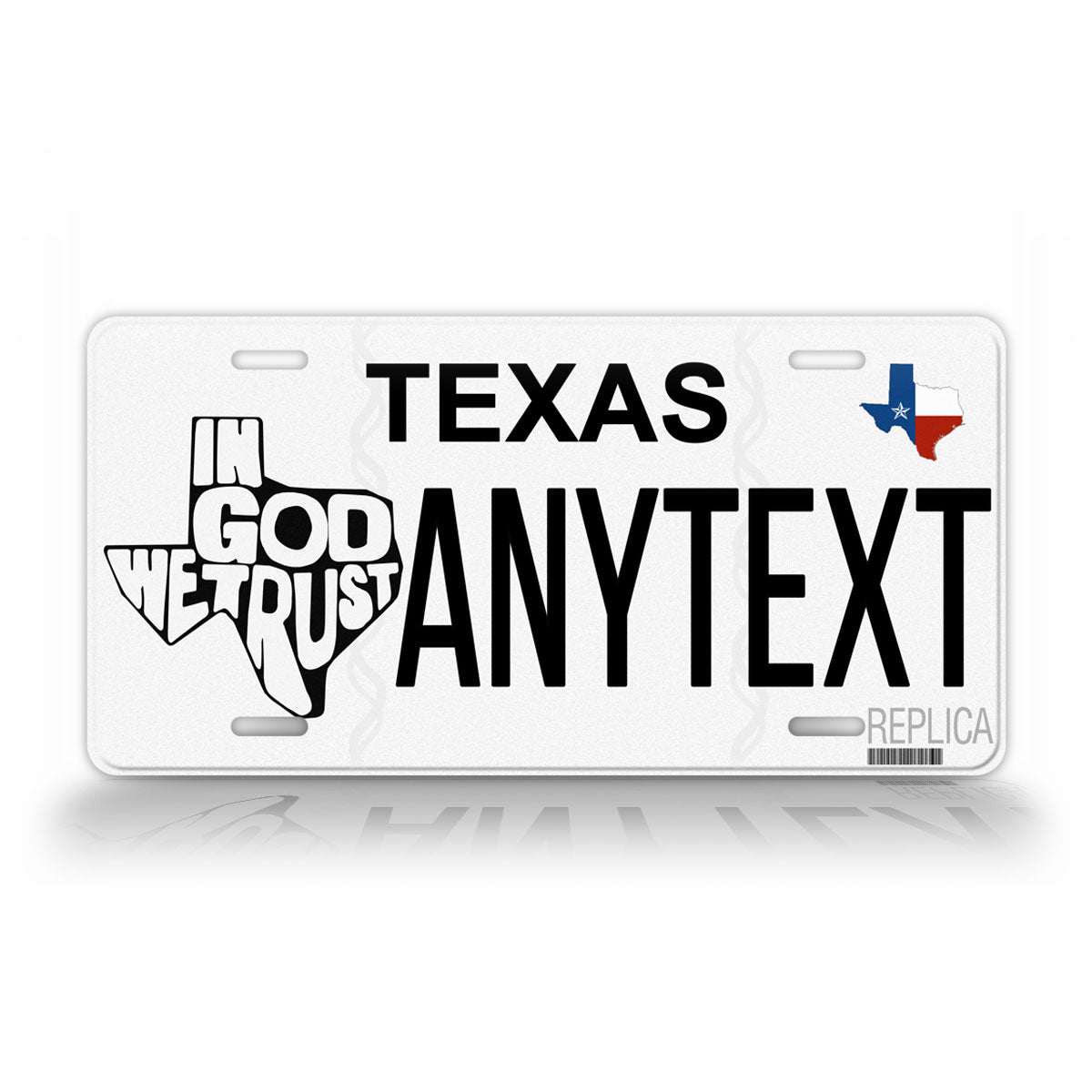Texas In God We Trust Novelty License Plate