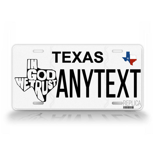 Texas In God We Trust Novelty License Plate