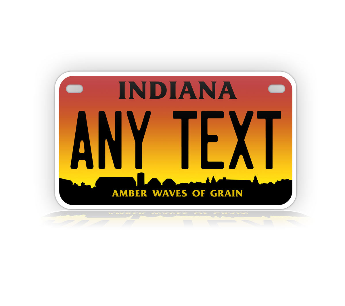 Indiana Motorcycle Novelty Plate