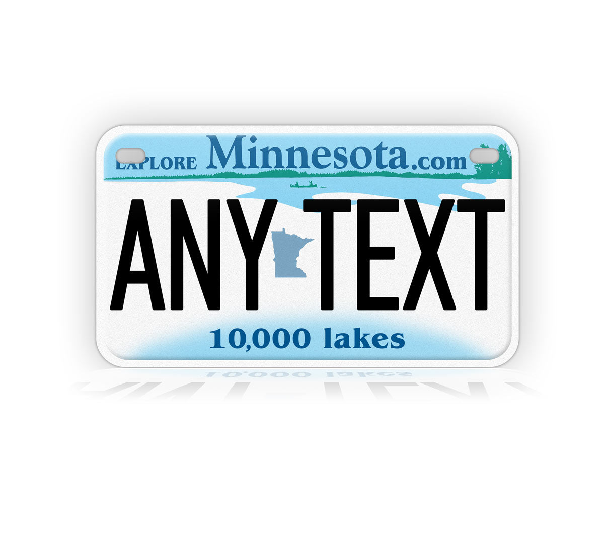 Minnesota Motorcycle Novelty Plate