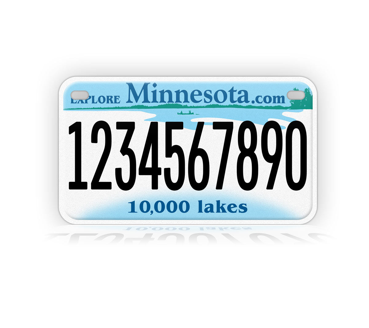 Minnesota Motorcycle Novelty Plate