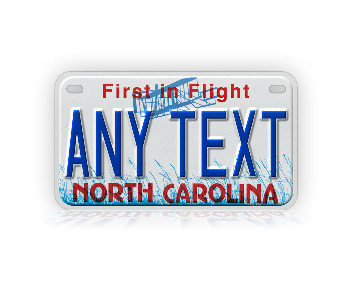 North Carolina First in Flight Motorcycle Novelty Plate