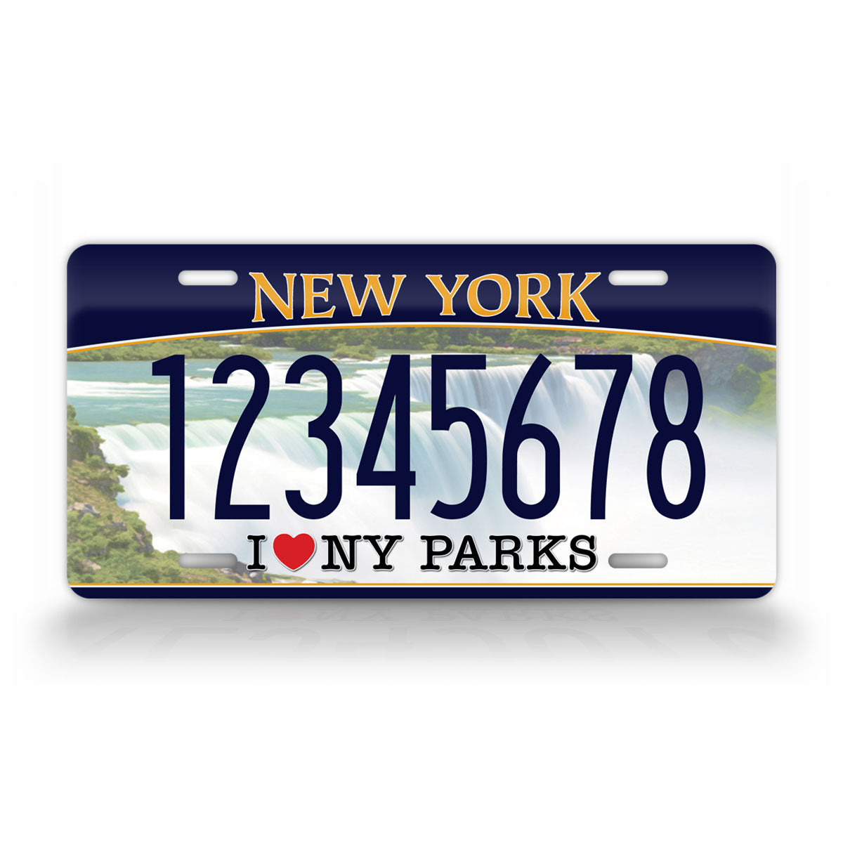 New York "I Love NY Parks" Novelty License Plate