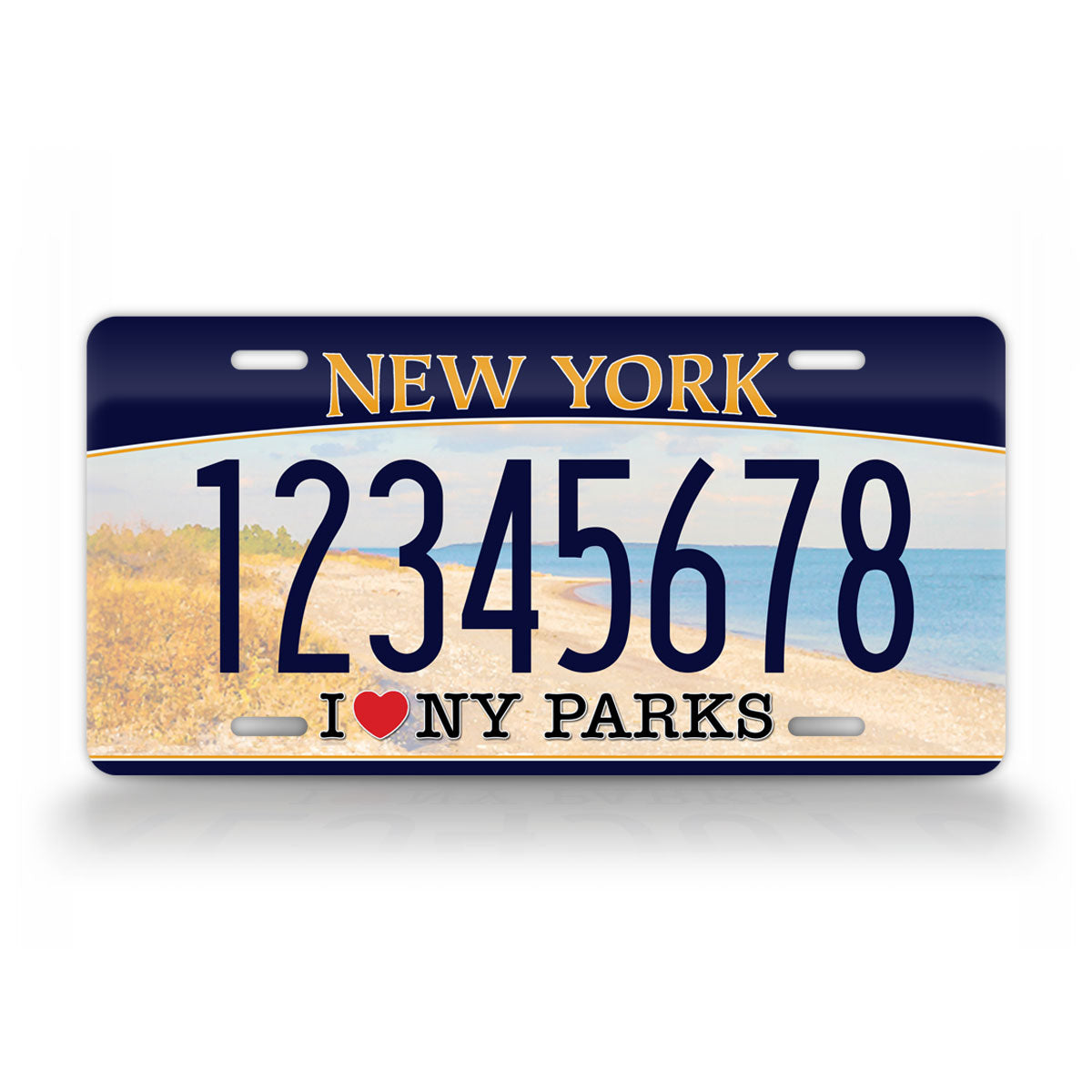 New York "I Love NY Parks" Novelty License Plate