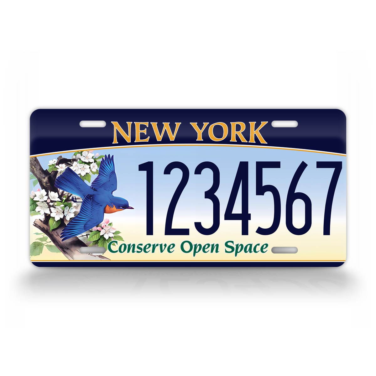 New York "Conserve Open Space" Novelty License Plate