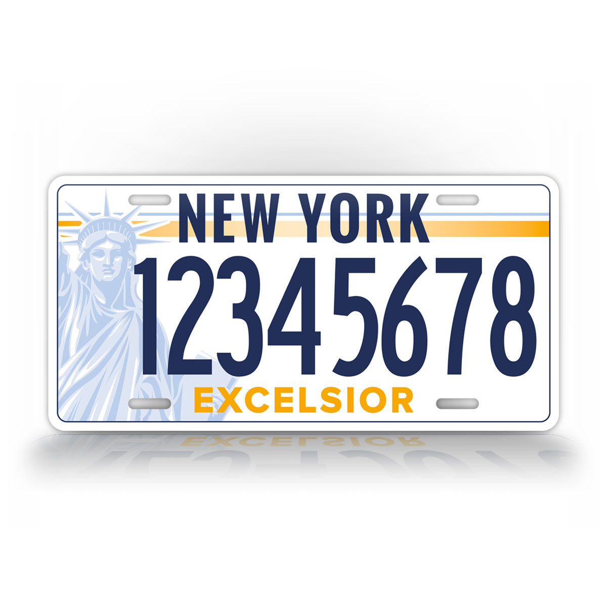 New York "Voting Option Torch" Novelty License Plate