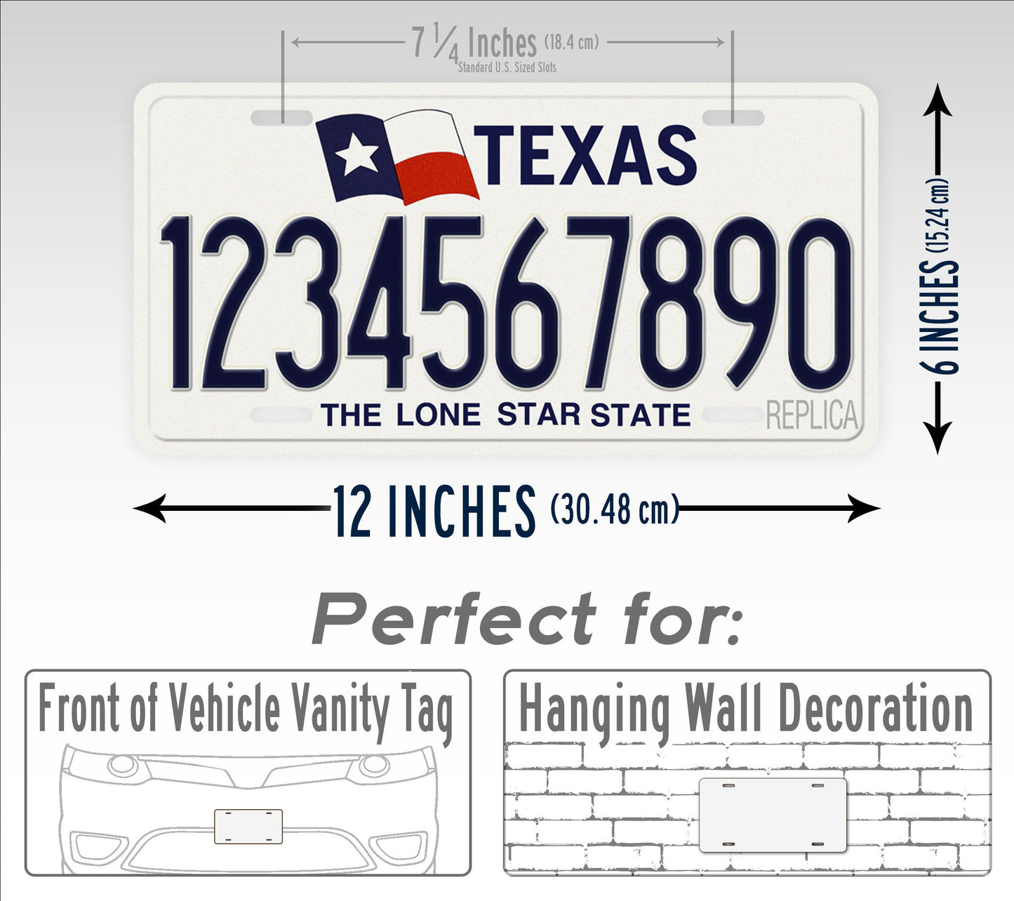 Texas 1990-1995 Novelty License Plate