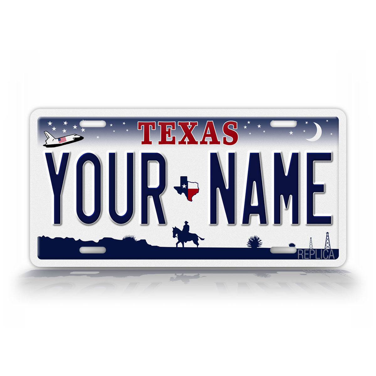 Texas 2000-2009 "Space Shuttle" Novelty License Plate