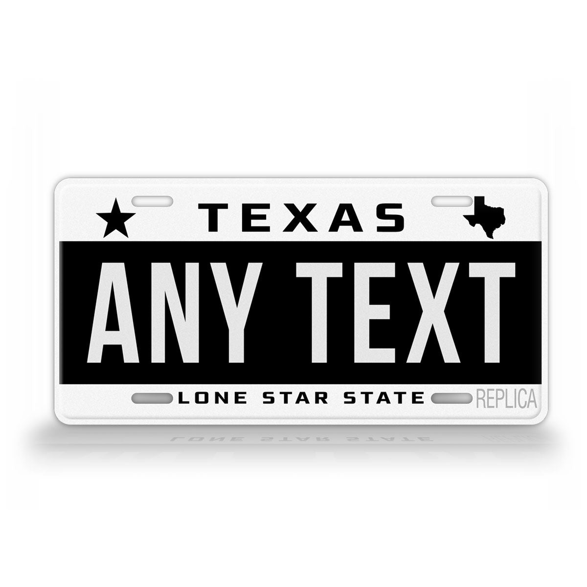 Texas Lone Star Novelty License Plate