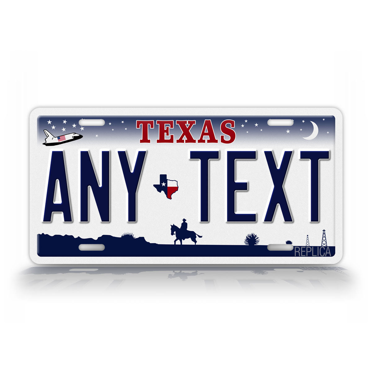 Texas 2000-2009 "Space Shuttle" Novelty License Plate