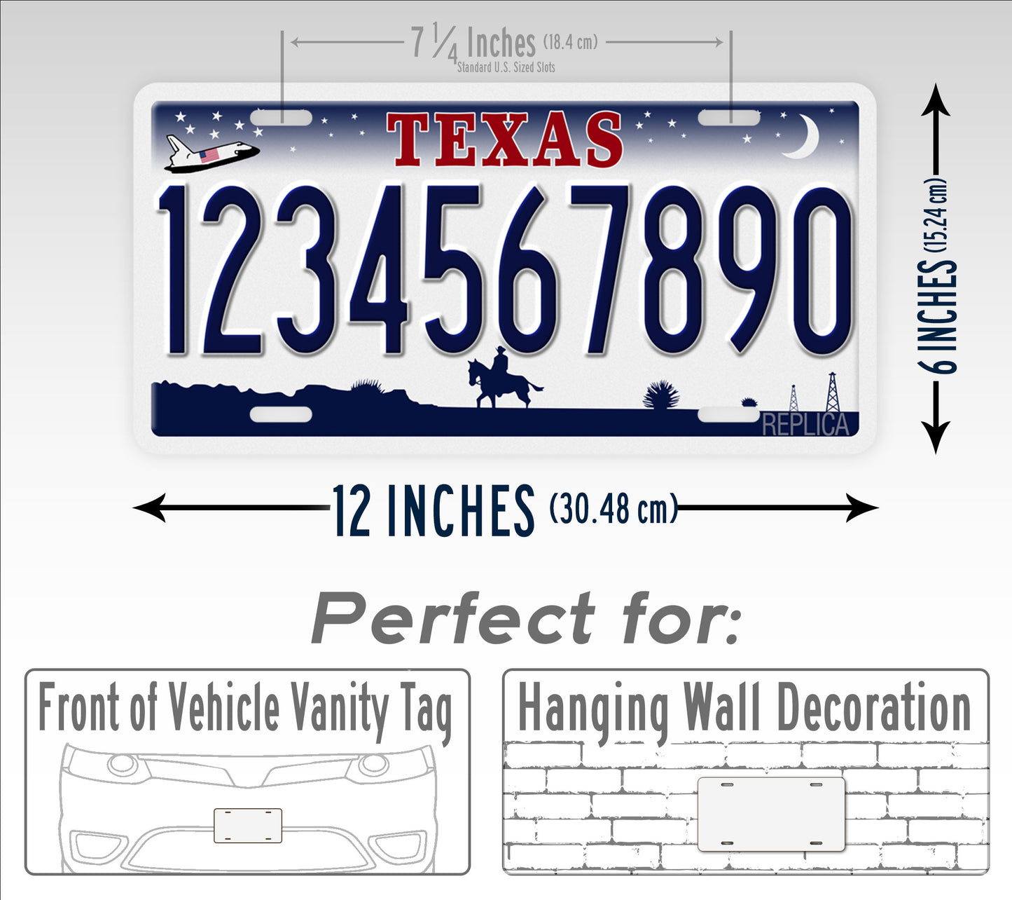 Texas 2000-2009 "Space Shuttle" Novelty License Plate